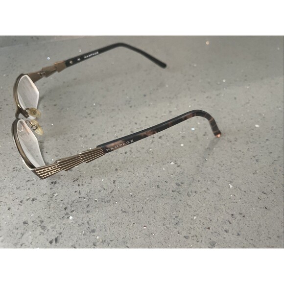 Rampage R165 LBRN 49-18-135 Brown Metal Flex  Half Rim Eyeglasses Frames ONLY main image 16